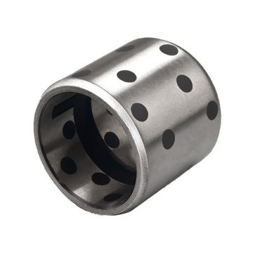 Custom 45# Steel Material Metal Sleeve Self Lubricating Bushing